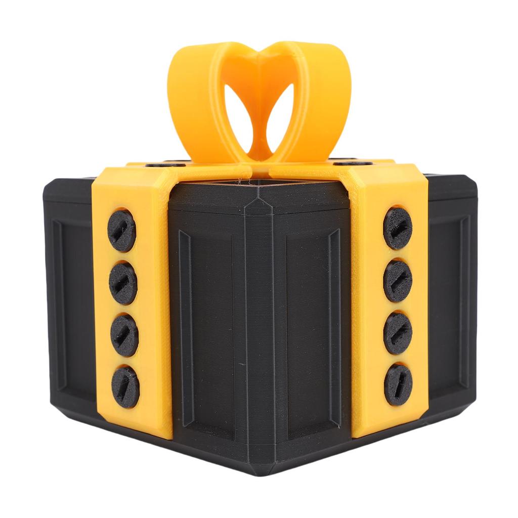 Annoying Present Box with Screws Prank Screw Box Funny 3D Printed Present Box for Xmas Birthday Holiday 3.9 X 3.9in