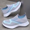 Casual Shoes Women Versatile Spring Breathable Mesh Shoes Soft Bottom Elderly Slip On Mom Shoes Casual Daily Comfortable Lightweight Sneakers