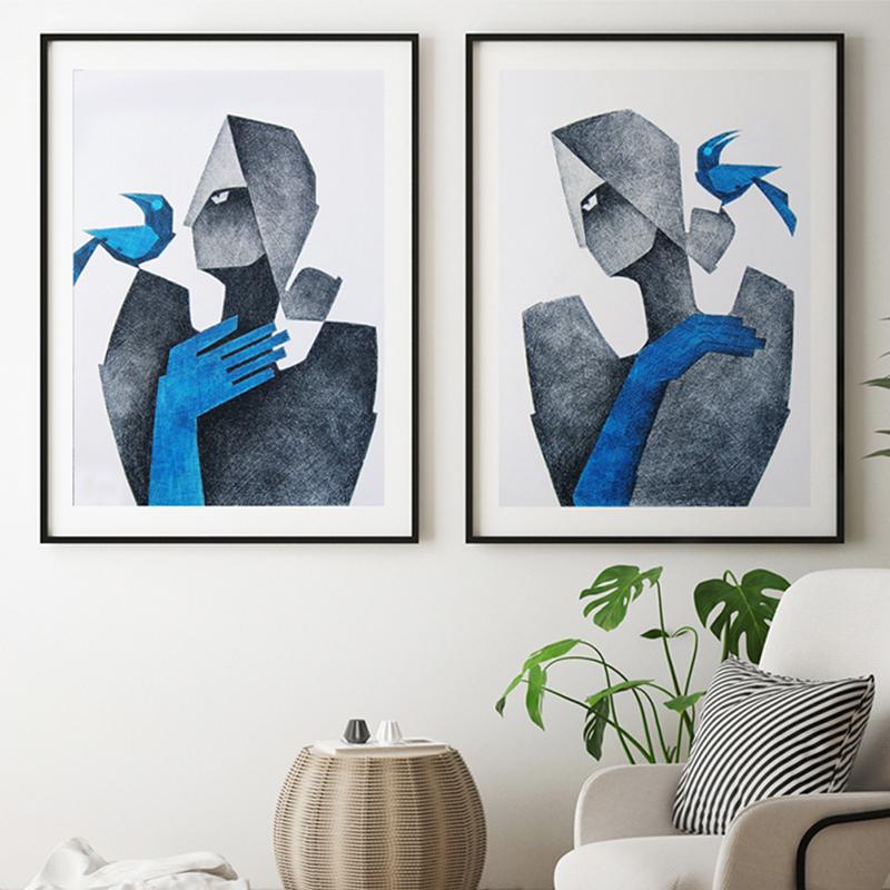 Modern Abstract Woman Poster Big Large Picture for Home Design Nordic Wall Art Prints for Living Room Painting No Frame