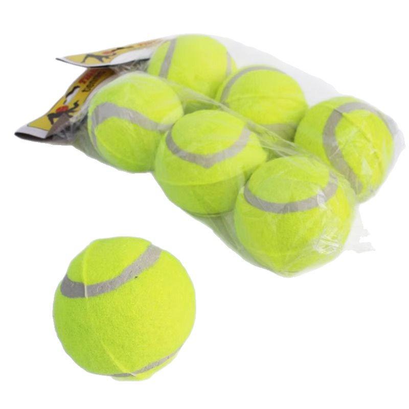 Elastic Rebound Tennis Ball Toy for Puppy Teething and Outdoor Training