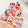30 st Söta Mini Tecknade Godisserie Platta Baksida Strass Pärlor Scrapbok DIY Manikyr Applikationer Tillbehör Hantverk