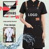 Custom Logo Waterproof Canvas Apron: Dirt-Resistant, Oil-Proof Workwear for Kitchens and Catering