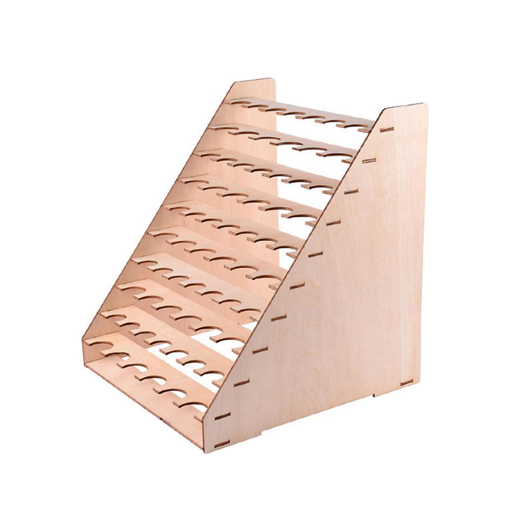 Modell-Farbenständer Halter Pigmenthalter Organizer Holz Malständer Exquisiter Praktischer Regalhalter DIY Pigmente Regal
