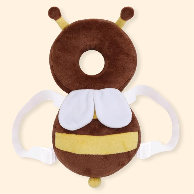 Head Back Protector Baby Protect Pillow Learn Walk Headgear Prevent Injured Safety Pad Prevention Fall Cartoon Bee Kids Pillows