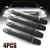 Carbon Fiber Style Car Door Handle Cover Decoration ABS For Mitsubishi Lancer EX Evolution X EVO Useful Car