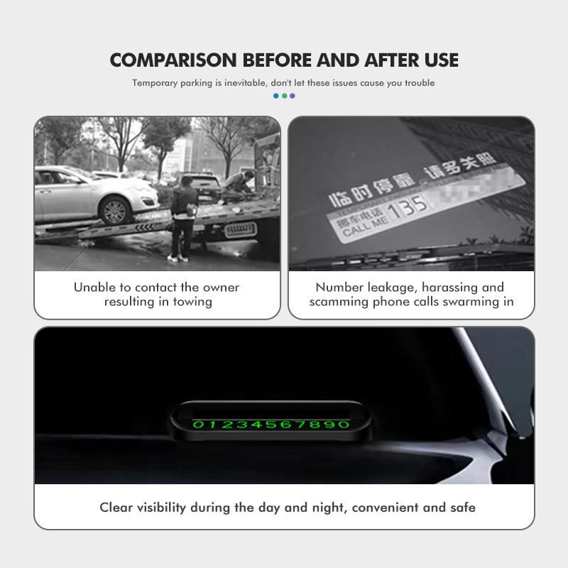 2025 Hot Car Temporary Parking Card Phone Number Card Plate Phone Number For Mercedes Benz AMG W202 W212 W213 W220 W221 W222 C18