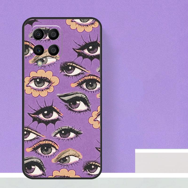Eye Illustration Case For Samsung Galaxy M21 M31 M15 M55 M56 M36 M16 M06 M13 M33 M53 M12 M32 M52 M14 M34 M54