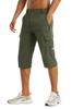 Men's Breathable Waterproof Cropped Pants for Jogging, Work, Cycling, Biking, and Loungewear, Sizes OD-L