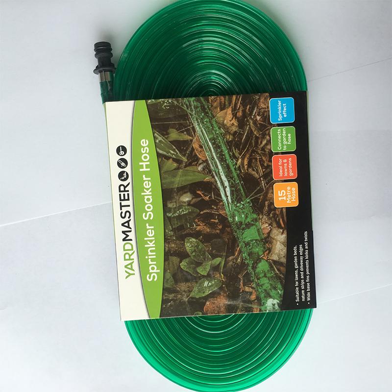 Soaker Hose Pipe Garden Lawn Sprinkler Drip Irrigation Water Spray Plants Watering Flat Drip