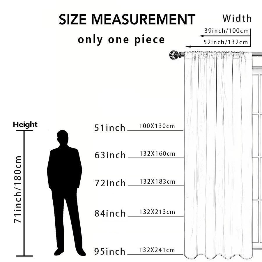 1PCS black pink heart-shaped gauze curtain   romantic and festive   universal gauze curtain for bedroom and living room