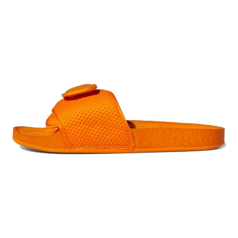 adidas Originals Pharrell x Adidas Originals Papuci Boost 'Portocaliu Strălucitor' FV7261