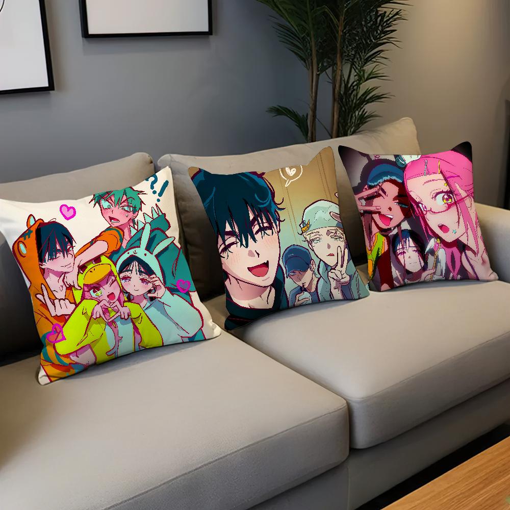 Anime Comic A-ALIENs S-STAGEs Kunst Kissenbezug Bequem weich Kissenbezug für Sofa Wohnzimmer Heimdeko Schutzhüllen