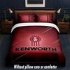 Kenworth Design Bed Bedding Set 1 Duvet Cover + 2 Pillowcases Soft Breathable Household Bed Linens