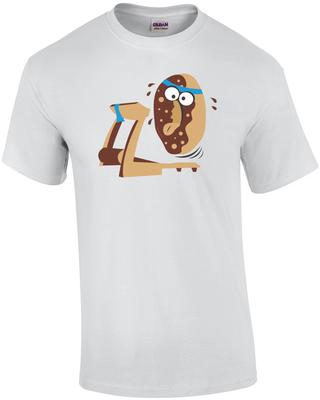 Donut On Treadmill Funny Shirt