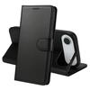 Case for iPhone 17 AIR - Black Wallet Flap Magnetic Closure Card Storage Phonillico®