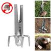 Mole Eliminator Trap Alvanized Steel Pest Mole Trap Outdoor Mole Scissor Clip,5 Pieces