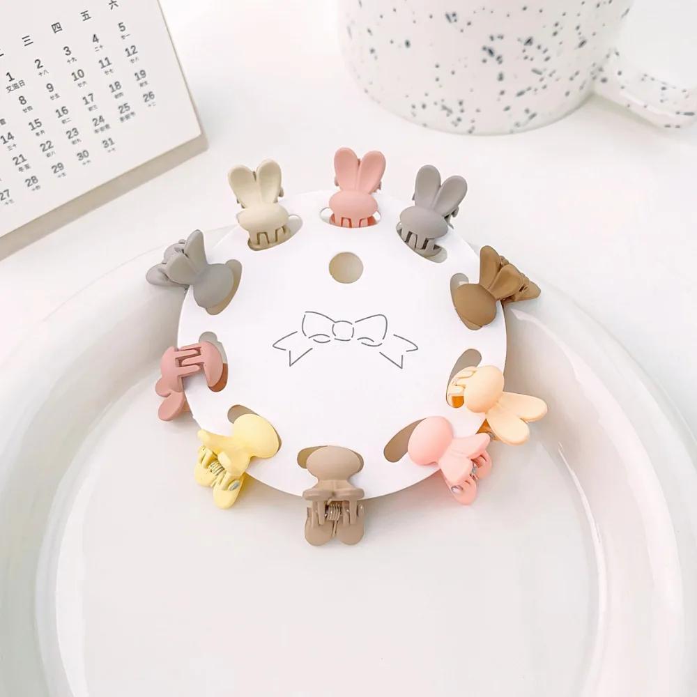 10PCS Cute Star Butterfly Small Hair Claw Crab Hair Clips Girls Childs Mini Cartoon Hair Clamps Baby Headwear Accessories Sets