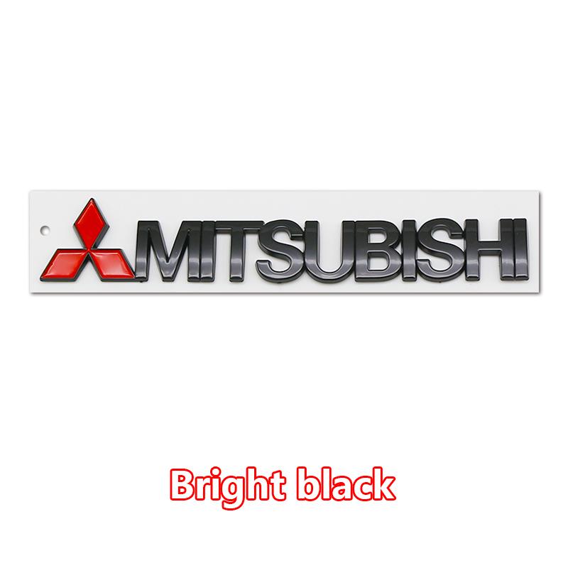 3D ABS Mitsubishi Car Hood Emblem Badge Sticker For ASX Lancer 10 9 Outlander Pajero Sport L200 Space Star Xpander Waterproof