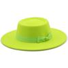 Nauja 8,5 cm plataus krašto Fedora Hat Jazz Hat Moteriška Klasikinė Veltinio Skrybėlė Panama Solid British Fascinator Moteriška veltinio kepurė