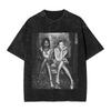 Novelty Kate Moss  T-Shirt For Men Round Neck Cotton Washed T Shirt  Short Sleeve Tee Shirt Printed Clothing