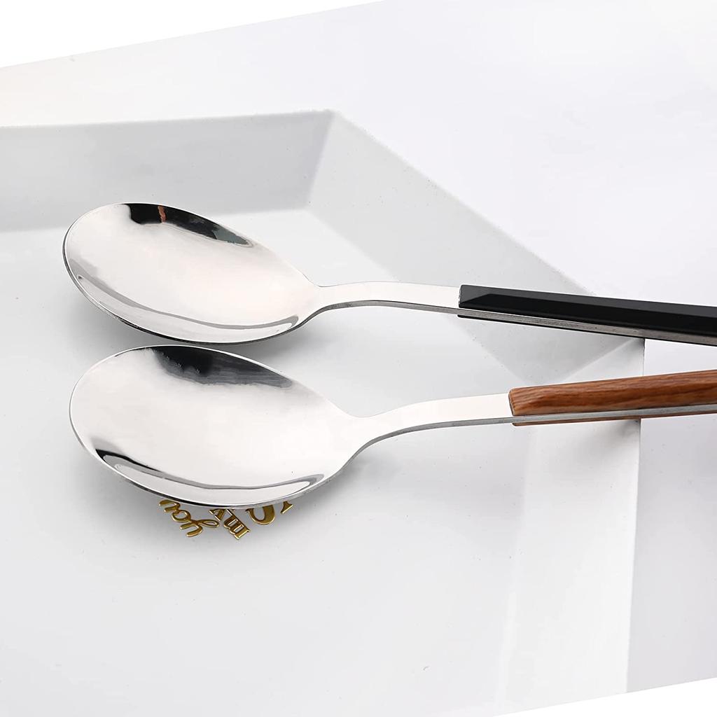 20 Piece (4 Set) Silver Stainless Steel Tableware White Marble Handle Wedding Cutlery Daily Use Silverware Home Restaurant Party Mirror