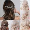 Girls Decoration Rhinestone Handmade Hair Pins Crystal Headband Bridal Hairpin Tiara Jewelry