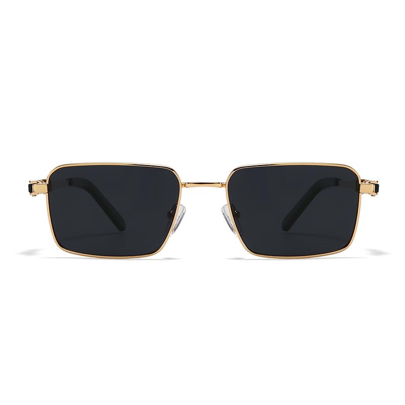 Trendy Sunglasses for Men Women Cross Border Export Square Frame European American Street Style Instagram Influencer Model 1416