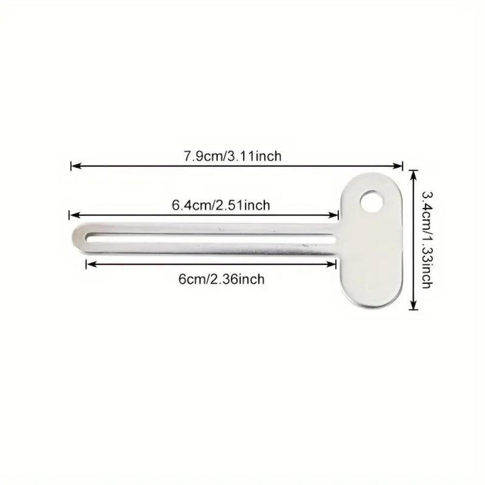 Stainless Steel Toothpaste Squeezer Tool Hair Oil Paint Squeezer Rotate Dispenser for Ointments Cosmetics Bathroom Accessories