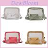 Pvc Transparent Jelly Bag With Zipper For Daily Casual And Fashion Style