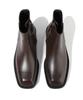 Firenze Atelier [Vibram] Volume Square Toe Standard Rubber Sole Zipper Boots 9420-Z [Brown Fg]