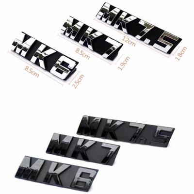 Car Front Grille Emblem Badge Decals Sticker For V/W GOLF 6 7 MK6 MK7 MK7.5 2008-2018 Car Styling Accessories