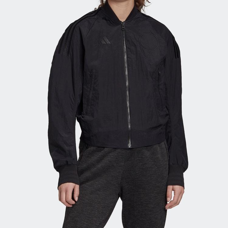 adidas Vrct Jk Woven Jacket With Tiger Embroidery Women Jackets Black FK0975