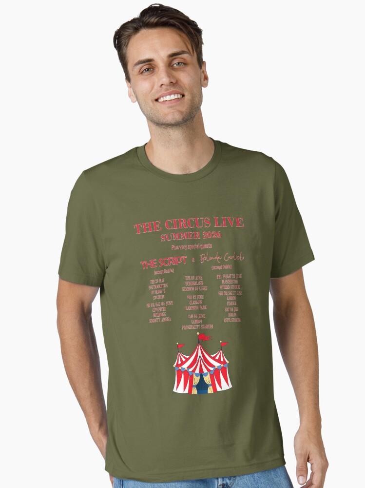 Take That Circus Live Tour Summer 2026 Dates Essential T-Shirt
