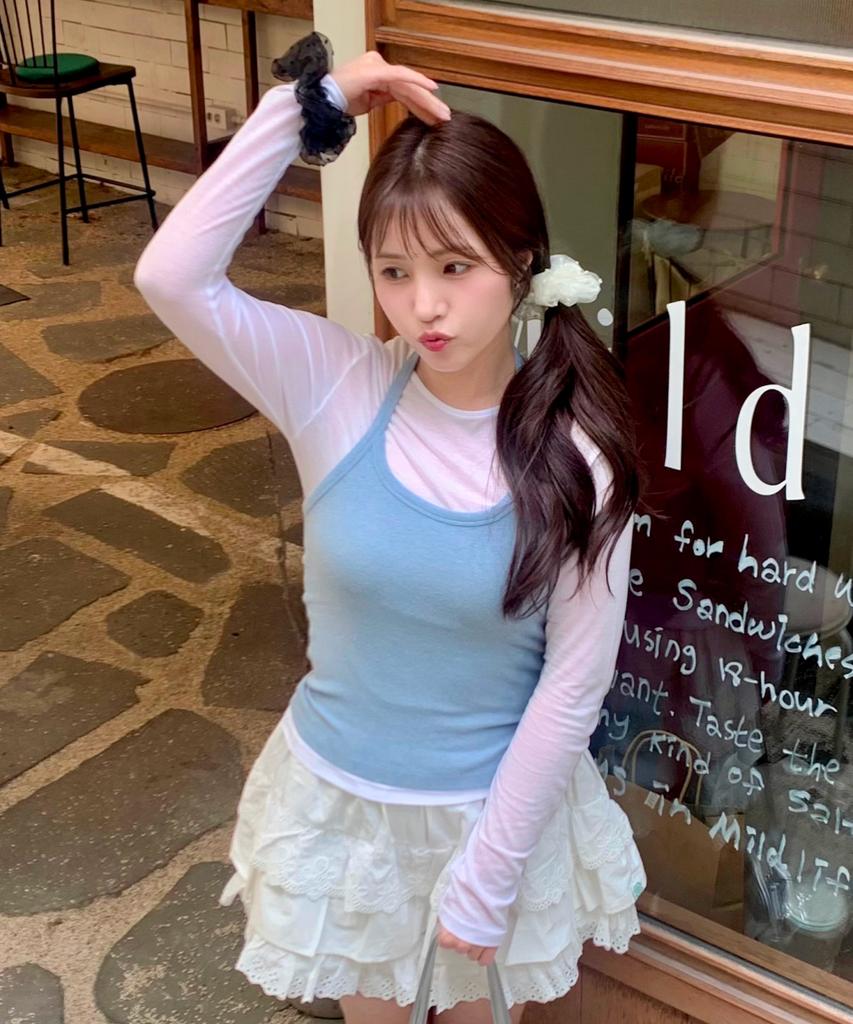 MIXXO See-Through Long Sleeve T-Shirt_Miwlwg408A