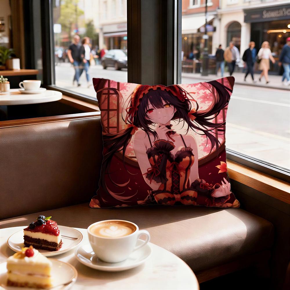 Anime DATE A LIVE Cushion Cover Decorative Cushions Covers Cover Sofa x Pillow  Piece x x Pillowcase