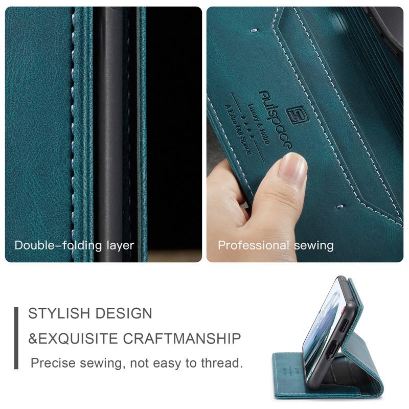 För Samsung Galaxy S21 5G Fodral Plånbok Magnetiskt Kort Flipskydd För Galaxy S21 FE Fodral Lyxigt Läder Telefonfodral Skydd Ställ