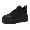 Fashion Street Platform White Sneakers Men High Top Men's Skateboard Shoes Fashion Casual Leather Chunky Sports Shoes Men Tenis Hombre