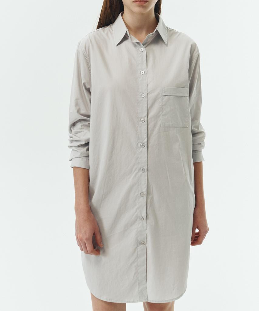 Noplick Collared Shirt Dress