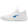 Court Rider Mode Veelzijdig Antislip Duurzaam Ademend Lage Top Basketbalschoenen Heren sneaker Wit Blauw 378051-03