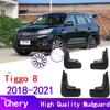 Car Mud Flaps For CHERY TIGGO 8 2018- Mudguards Splash Guards Fender Mudflaps