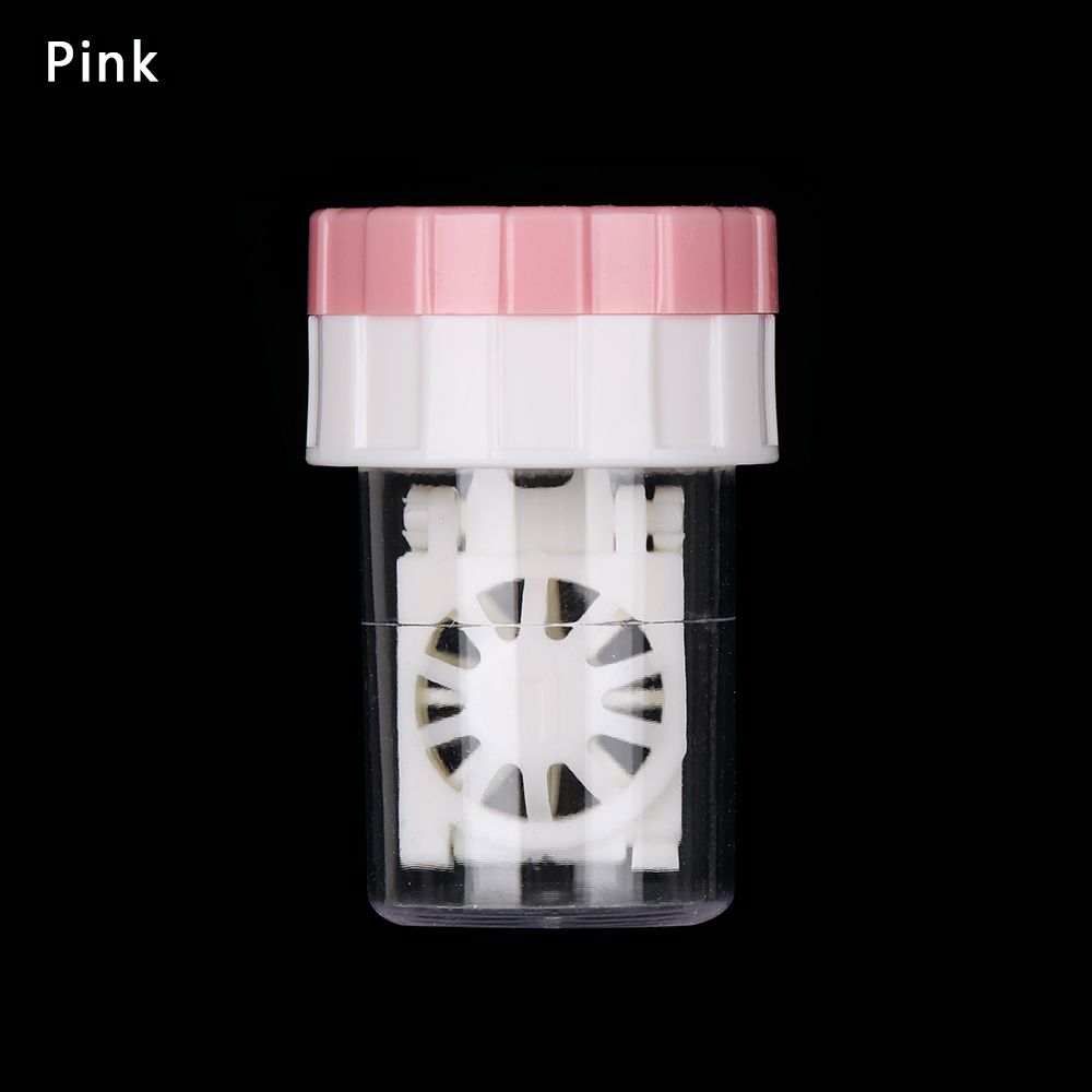 New Mini Portable Contact Lens Case Travel Glasses Holder Soaking Box Candy Color