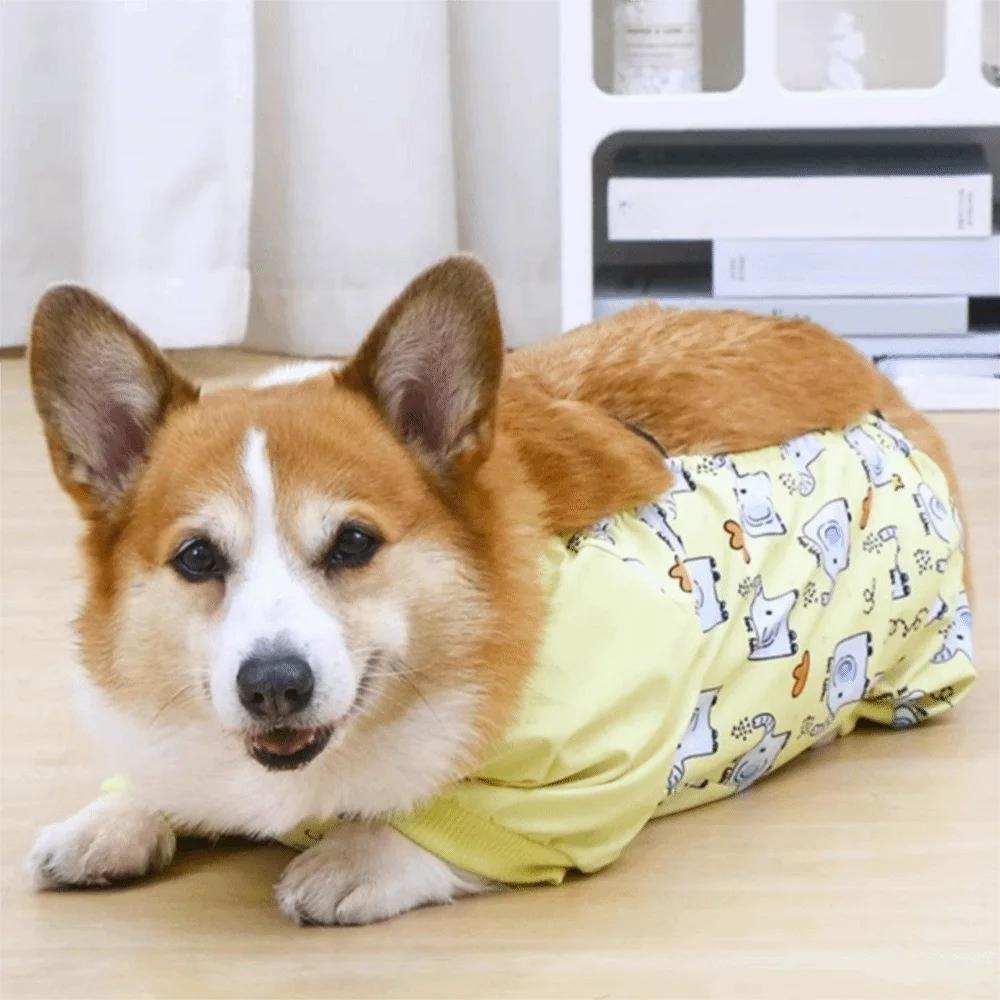Waterproof Dog Dust-proof Clothing High-elasticity Breathable Dog Jumpsuit Adjustable Anti-Slip Full Coverage Leg Covers