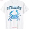 Delawares Beautiful Blue Crab Delaware T Shirt Vintage Washed Soft Stylish Comfortable Homme Graphic Stretched Versatile