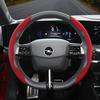 Suitable for Opel Anti-Slip Buckle Segmented Suede Steering Wheel Cover Suitable for Astra H Gtc J Insignia Corsa D E Mokka Vectra Zafira B Combo Wb3