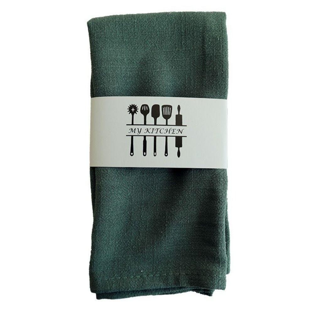 Table Decoration Dinner Cloth Reusable Placemat Multipurpose Cotton Linen Napkin  Banquet