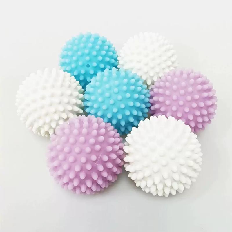 5Pcs Anti Winding Laundry Ball Circular Pure White Magic Cleaning Drum Washing Machine For Dirt Removal And Knotting