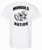 Mongols Nations Solid White Short Sleeve T-Shirt