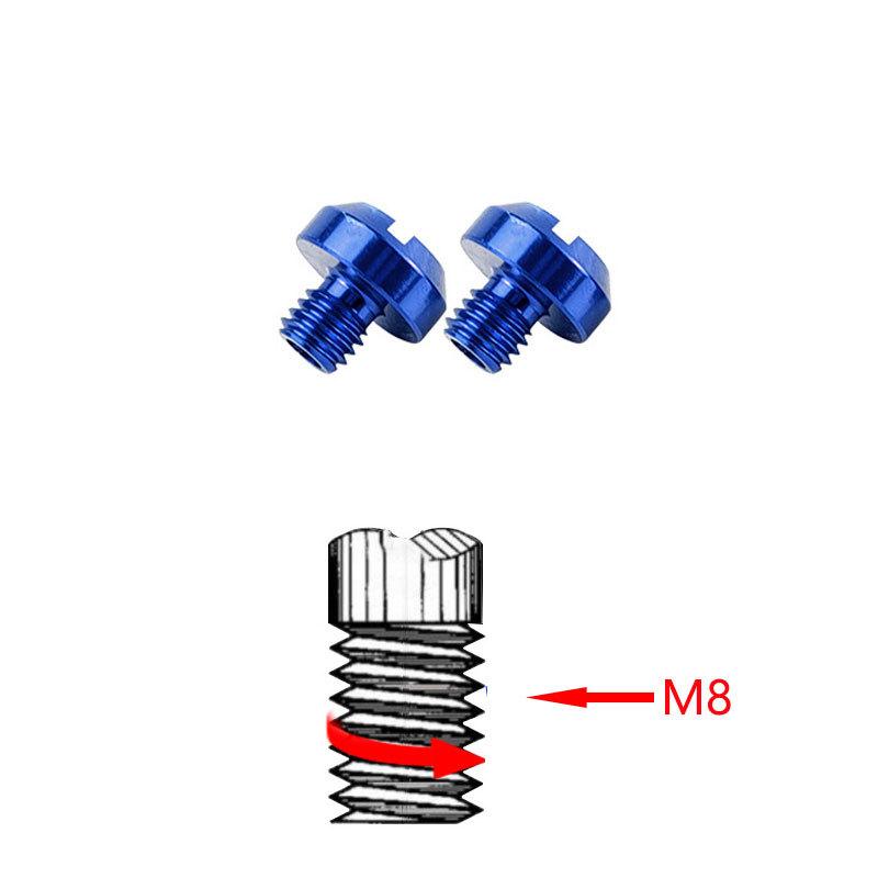 2pcs M8 / M10 Motorcycle Rear View Mirror Hole Plugs Screws Aluminum Alloy Parts Modification