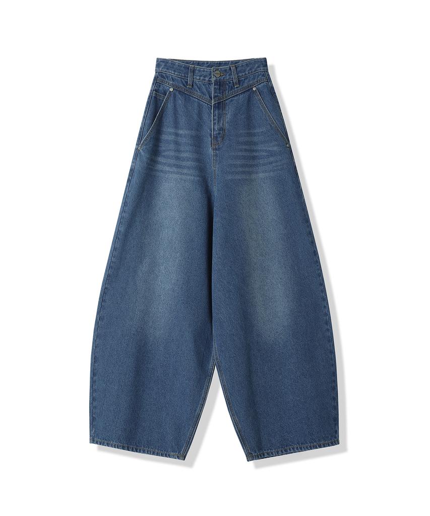 ZENDUST Rothen Wide Denim Pants Cotton Black (B Type)