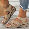 Women's Plus Size Roman Gladiator Sandals New Summer Wedge Casual Shoes
